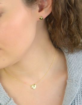 Kolczyki damskie Nomination Italy z kolekcji Petit Sparkle. Srebro 925 pozłacane 18K złotem, ozdobne serduszka z cyrkoniami. Idealne na prezent, z certyfikatem autentyczności (3).JPG